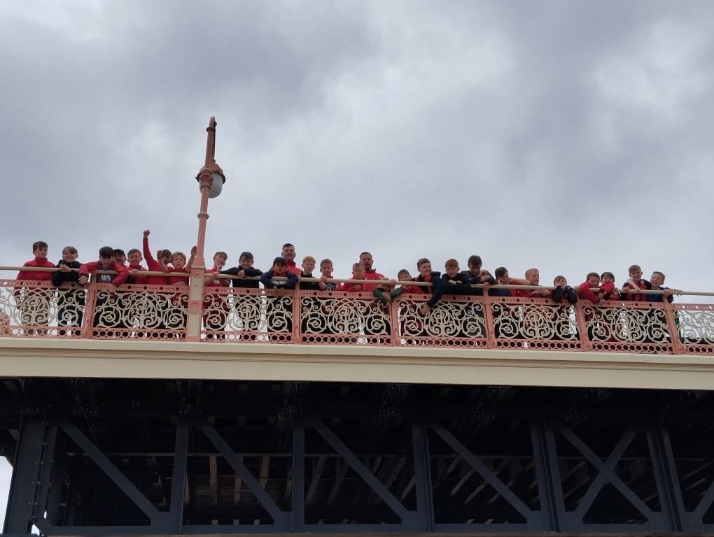 Juniors at end - Colwyn Bay Pier