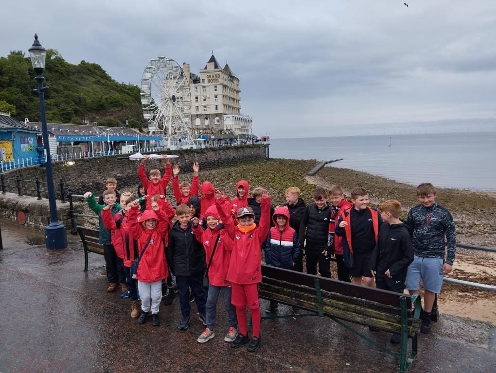 Juniors at start - Llandudno Pier